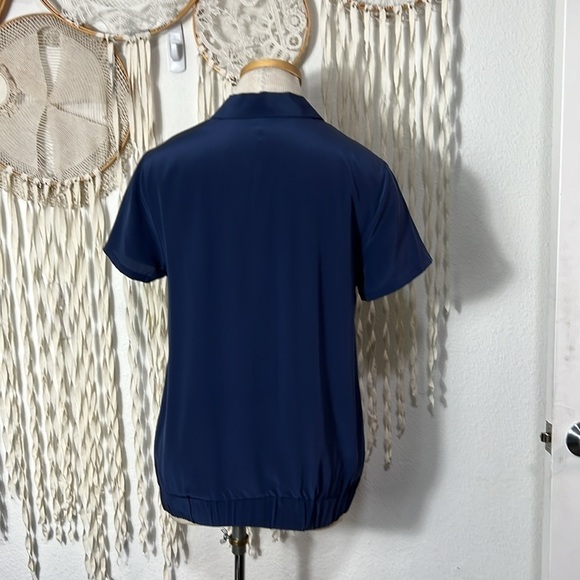 Tommy Bahama Navy Silk June Polo Size Small - Picture 4 of 12